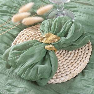 lot 53120 image: Socomi Cheesecloth Napkins 21x21 Set of 36pcs Cotton Dinner Napkins Rustic Linen Table Napkins for Wedding Party Baby Shower 36pcs Sage