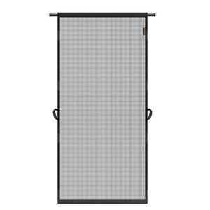 lot 53134 image: MAGZO Hanging Screen Door, Fits Door Size 30 x 80 (Curtain Size 32 x 81), Upgraded Fiberglass Screen Doors with Tension Rod&Hook&Loop (One Piece Can be Installed in 2 Ways), Weighted Bottom