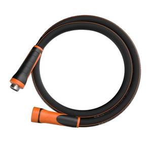 lot 53136 image: Giraffe Tools Garden Leader Hose 58 inch x 5ft, Short Water Hose Heavy Duty, Flexible, Lightweight Hybrid Hose with Swivel Handle, Male to Female Fittings