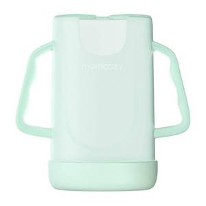 lot 53146 image: Momcozy Squeeze Pouch Holder for Food Pouches and Drink Boxes, Baby Pouch Holder Allows Baby to Self-Feed and Avoid Messes, Baby Food Pouch Holder Handle is Easy to Grip, Comfortable, Green
