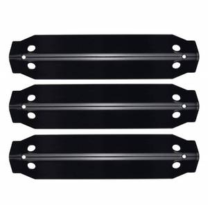 lot 53155 image: Uniflasy Grill Heat Shield Tent Replacement for Dyna-Glo 3-Burner Cart Propane DGC310CNP-D DGC310RNP-D DGC310BNP-D DGB305CNP DGB313CNP Porcelain Steel Heat Plate Flame Tamer Parts, 3 Pack