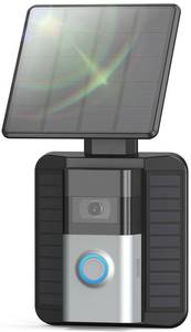 lot 53159 image: QIBOX Solar Charger Compatible with Ring Video Doorbell (2nd Generation - 2020 Release), Video Doorbell 433 PlusBattery Doorbell Plus, 2.9W Waterproof Continuously Solar Panel, Adjustable Panel