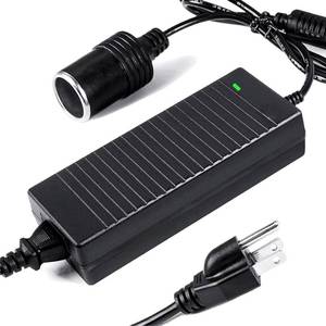 lot 53192 image: VoolexGo 180W AC to DC Converter, 110V-240V to 12V15A, Cigarette Lighter Socket ACDC Adapter Power Supply for Car Inflator,Car Refrigerator,Car Vacuum, 7.2FT