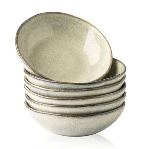 lot 53222 image: AmorArc Ceramic Cereal Bowls Set of 6, 24 oz Handmade Stoneware Bowls Set for Cereal Soup Salad, Stylish Kitchen bowls for Meal, Dishwasher & Microwave Safe, Reactive Glaze