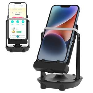 lot 53241 image: Seltureone Phone Swing Compatible for Po-ke-mon GO Plus Cellphone Pedometer Steps Counter Accessories, (Super Mute) (Support 2 Phones) Quick Steps Earning Device with USB Cable, Phone Holder- Black