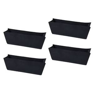 lot 53242 image: Non-Woven Fabric Plant Grow Bags Replacement Coco Liner Window Basket,Trough Shaped Wall and Deck Mount Planters,Round Hanging Basket (4Pack, 24)
