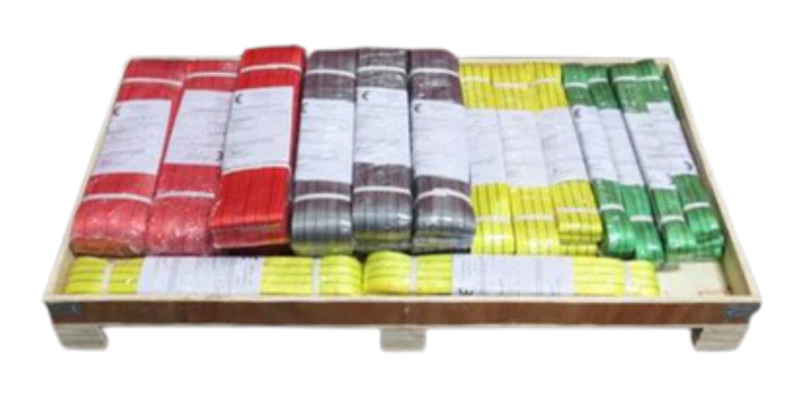 lot 1020B image: Lot (22) Pieces - Unused 2023 Greatbear 2T- 5T Webbing Sling.