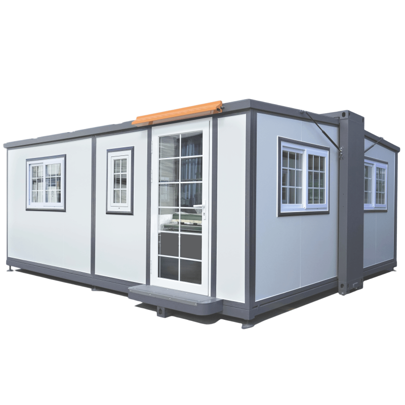 lot 201 image: Unused  2024 Bastone Mobile Expandable Prefab House 15ft x 20ft