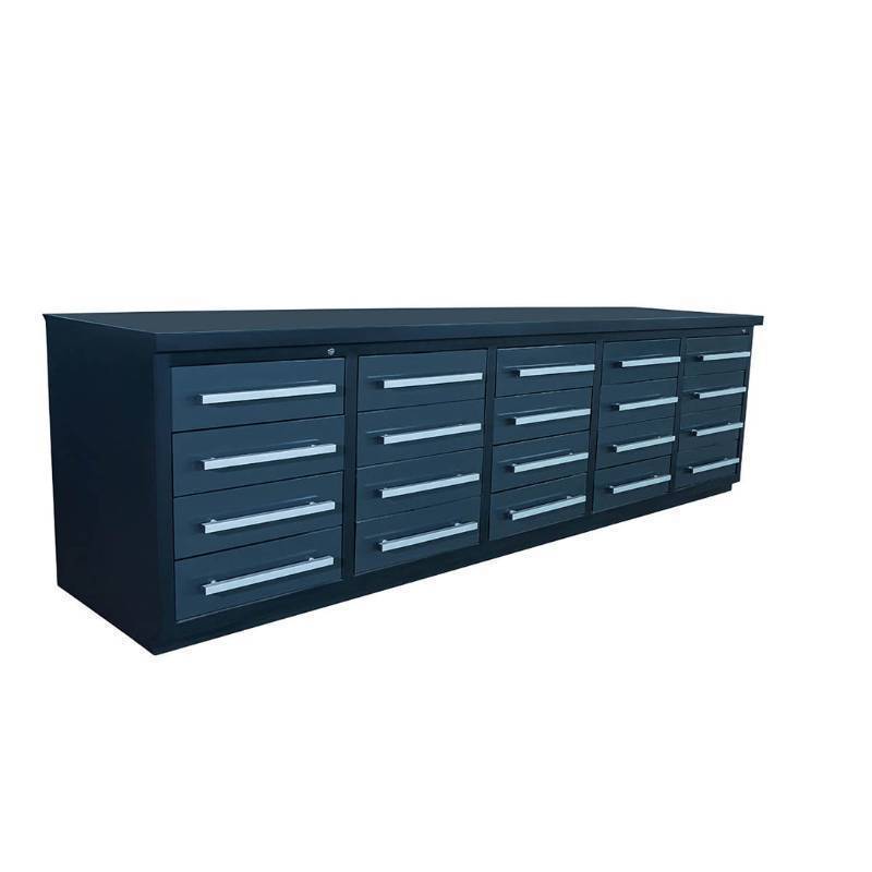 lot 944 image: Unused TMG-WB20D 10 20-Drawer Workbench with Keyed Alike Locks