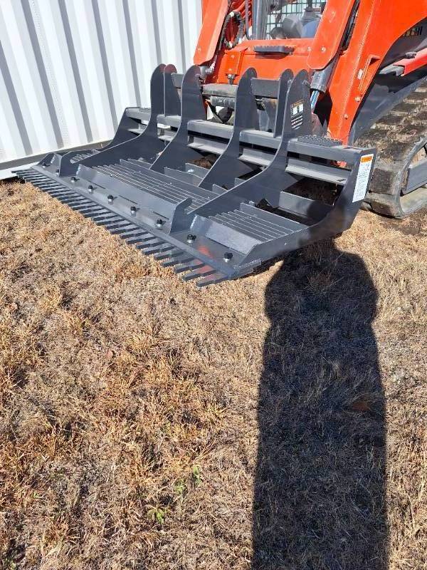 lot 2511 image: Unused Wolverine Skid Steer Land Leveler  LL-12-78W