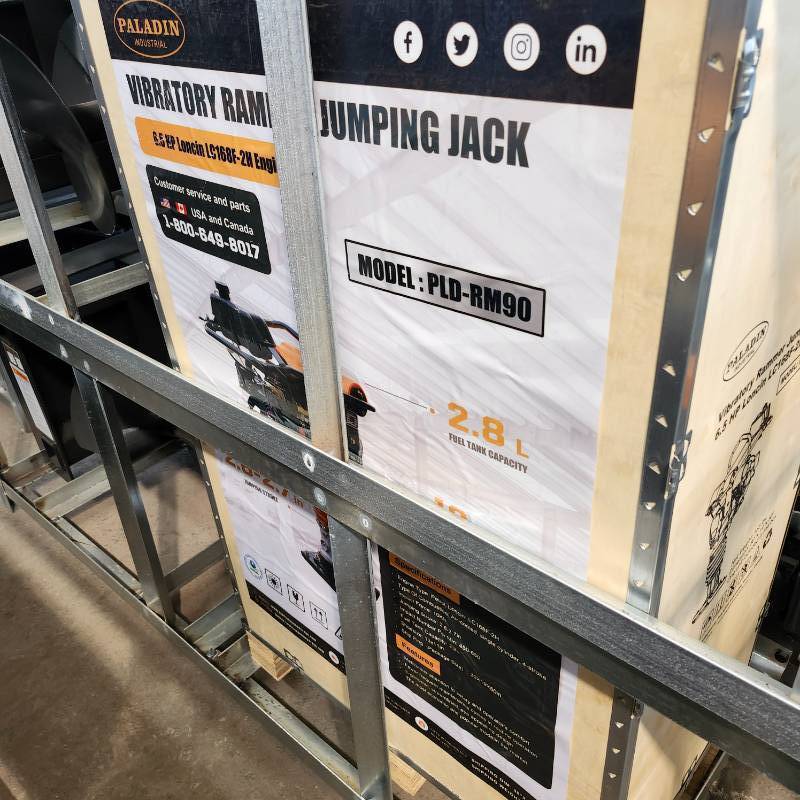 lot 2616 image: Unused 2024 Paladin Vibratory Rammer Jumping Jack PLD-RM90