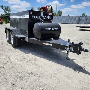 lot 524 image: Unused Industrias America 750 Gallon Diesel Fuel Tank Trailer&nbsp