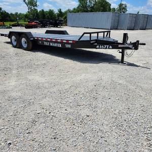 lot 525 image: &nbspUnused 2024 Industrias America 167T Tilt Bed Trailer 2-7000 lb. Axles 16 Tilt Deck