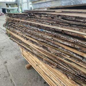 lot 6013 image: (1) 14 Width Double Live Edge Walnut