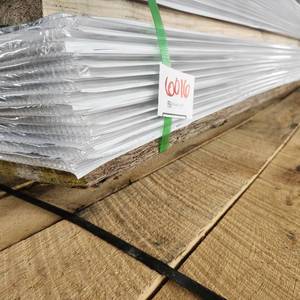 lot 6016 image: Lot of 15 - 4x8 8mm Twin Wall Clear Polycarbonate Pannels