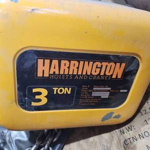 lot 6501 image: Harrington 3 Ton Crane
