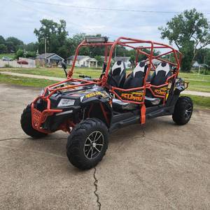 lot 556 image: NEW Predator XL 400 4 Seats UTV (311cc) Oil Cooled, Alloy Wheels, Windshield, LED Lights 1235 (Orange)