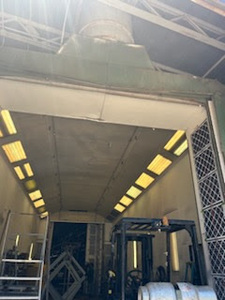 lot 589 image: Large Drive Through Paint Booth - 43.5 Foot Long - Disassembled