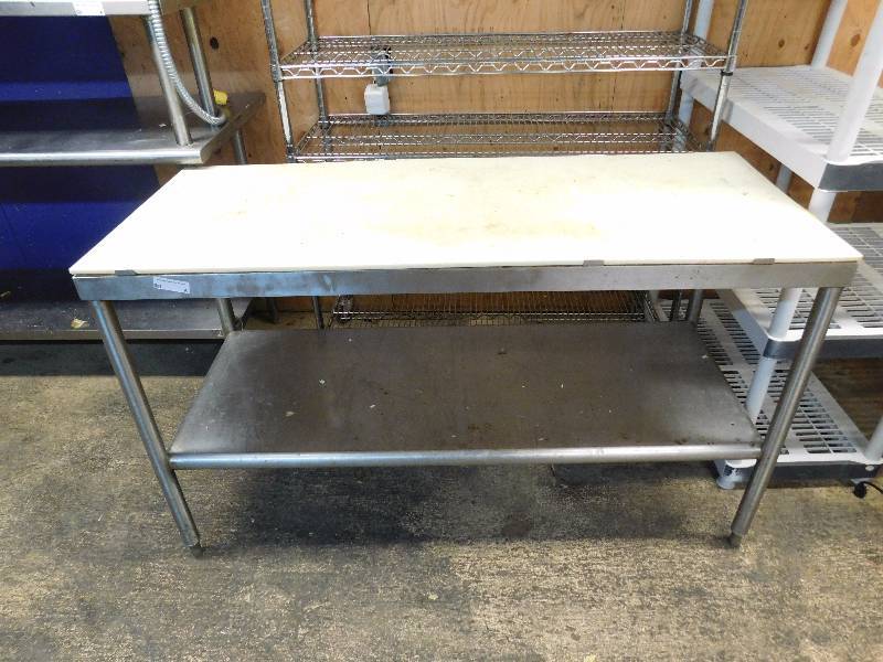 lot 5 image: Stainless Steel Carving Table