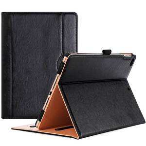 lot 60012 image: ProCase for iPad 9.7 Inch iPad 6th5th Generation Case 2018 2017iPad Air 2Air 1 Case, Premium Leather Folio Corner Protection Multi-Angle Viewing Stand Cover with Front Pocket Pen Loop -Black