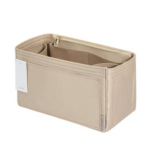 lot 60064 image: ZTUJO Purse Organizer Insert For Handbags, Silky Touching Bag Organizer Insert With Bottle Holder, Perfect for Speedy, Neverfull, Tote,ONTHEGO,Artsy,Handbag and More (Mini, Silky Beige)
