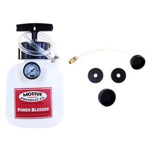 lot 60071 image: Motive Products 0103 Power Bleeder 2-Quart Tank with Hose and Adapter, Compatible with Chrysler, Dodge, and MoPAR Vehicles