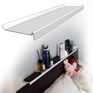lot 60102 image: Homponent Floating Headboard Shelf for Bed-The Perfect Bedside Storage Platform and Organizer for Dorm Rooms and bunk beds, fits Bed. Dorm Room Essentials for College Students and Kids.