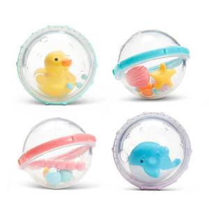 lot 60150 image: Munchkin� Float & Play Bubbles� Baby and Toddler Bath Toy, 4 Count