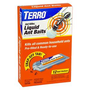 lot 60187 image: TERRO T300B Liquid Ant Killer, 12 Bait Stations