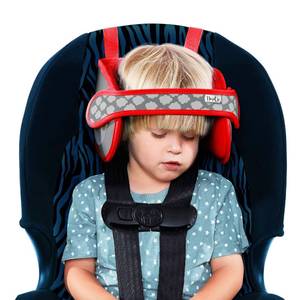 lot 60189 image: NAPUP Child Head Support for Car Seats � Safe, Comfortable Head & Neck Pillow Support Solution for Front Facing Car Seats and High Back Boosters � Baby Toddlers & Kids Travel Accessories (Light Red)