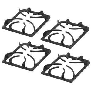 lot 60247 image: 316202405 Stove Burner Grate for Frigidaire kenmore Stove, Replacement Parts Gas Range Rack Set for Frigidaire, 8.85 x 9.25 inches Grate Burner Top Parts Cast Iron Rack 4 Pack - Retail $109.62