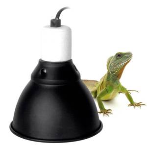 lot 60248 image: BNOSDM Reptile Light Fixture,5.5 Inch Shallow Dome Reptiles Heat Lamp Fixture for UVB UVA Bulb,Heat Basking Bulb,Optical Reflection Heat Lamp Fixtures for Reptile Amphibian Tank Terrariums
