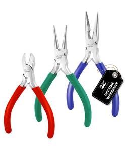 lot 60257 image: Mr. Pen- Jewelry Pliers, 3 Pack, Jewelry Making kit, Pliers for Jewelry Making, Mini Pliers, Wire Cutters for Jewelry Making, Chain Nose Pliers, Craft Pliers, Earring Pliers
