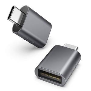 lot 60259 image: Syntech USB C to USB Adapter Pack of 2 USB C Male to USB 3.0 Female Adapter Compatible with MacBook Pro Air 2024, Microsoft Surface, iPad,Samsung Notebook, Dell XPS and More Type C Devices,Space Grey