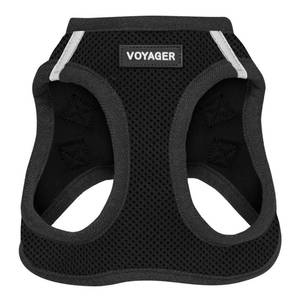 lot 60270 image: Voyager Step-In Air Dog Harness - All Weather Mesh Step in Vest Harness for Small and Medium Dogs by Best Pet Supplies - Black, M