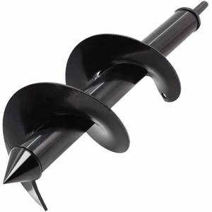 lot 60292 image: TCBWFY 4x12 Auger Drill Bit for Planting Digging Holes,Garden Plant Flower Bulb Auger Spiral Hole Drill Rapid Bulb Planter Earth Auger Bit Post or Umbrella Hole Digger for 38Hex Drive Drill
