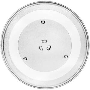 lot 60313 image: 11.25 Microwave Glass Turntable Plate Replacement - Compatible with Samsung and GE -11 14 Microwave Glass Plate Replaces WB49X10097 WB39X0078 WB49X10034 AP3188581 PS651544