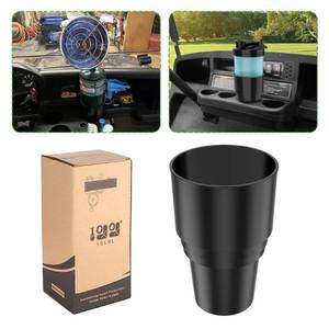 lot 60327 image: 10L0L Universal Golf Cart Heater Propane Cup Holder for Yamaha EZGO Club Car, Material Upgrade Replacement Holder for 16.4 oz Portable Propane Heater Camping Gas Cylinder Black (1 Pack)