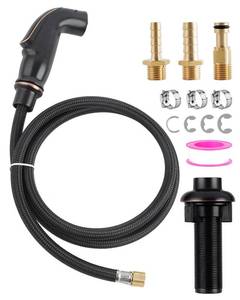 lot 60336 image: Hygie Rinse Kitchen Sink Side Sprayer with Quick Side Connector Compatible with Moen Faucet Sprayer Replacement, Kitchen Sink Faucet Sprayer Attachment with Water HoseHolder, Oil Rubbed Bronze
