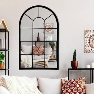 lot 8315 image: Wall Mirror Window Decorative Mirrors Arched (19.7 x31.5 x0.9) Retails-$100