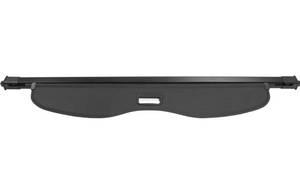 lot 8349 image: IKON MOTORSPORTS, Cargo Cover Compatible with 2019-2024 Chevrolet Blazer All Models, OEM Style PVC & Aluminum Rod Black Security Rear Trunk Cover Security Retractable Shield, 2020 2021