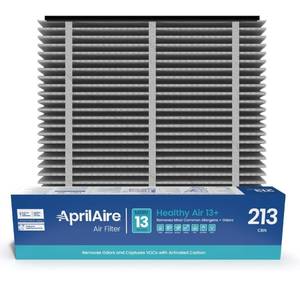 lot 8412 image: AprilAire 213CBN Replacement Filter for AprilAire Whole House Air Purifiers - MERV 13, 20x25x4 (Pack of 1) Retails-$115