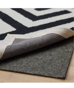 lot 8435 image: Gorilla Grip Felt and Natural Rubber Stay in Place Slip Resistant Rug Pad, 14 Thick, 6x9 FT Protective Padding for Under Area Rugs, Cushioned Gripper Pads, Carpet Runners Hardwood Floors Protection RETAILS $100