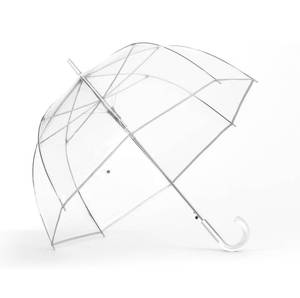 lot 8463 image: SHEDRAIN Auto Open Bubble Stick Umbrella Clear, 1 EA