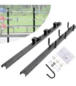lot 8464 image: NIXFACE 3 Place Open Landscape Trailer Trimmer Rack with Locks New May not be exact
