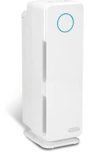 lot 8466 image: GermGuardian Air Purifier for Homes with Pets, H13 Pet HEPA Filter, Removes Pet Dander, Dust, Allergens, Smoke, Pollen, Odors, Mold, UV-C Light Helps Reduce Germs, 22 Inch, White, AC4300WPT RETAILS $140