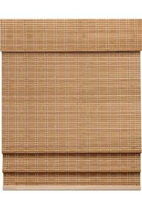 lot 8467 image: LazBlinds Cordless Bamboo Roman Shades, Light Filtering Window Treatment, Roll Up Bamboo Blinds for Window 35 W x 60 H RETAILS $80