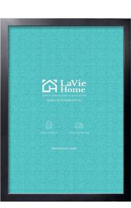 lot 8471 image: LaVie Home 19.25x26.75 Picture Frame Black, Puzzles Frame for Wall Decoration, Classic Black Minimalist Style Suitable for Decorating Houses, Offices, Hotels, Puzzles Posters Photos or Artwork -1 Pack
