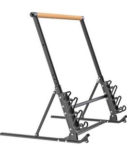 lot 8505 image: Freestanding Ballet Barre System Height Adjustable Ballet Bar Foldable Dance Workout Equipment Support Home Barre Movements Body Stretch Anti-Slip 1.6 inch Dia