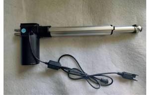 lot 8512 image: Power Recliner Motor Replacement with Cord Model KDFSJ-403-6 Linear Actuator for Sofa Lift Chair Couch Massage Seat Bed, Aluminum RETAILS $85